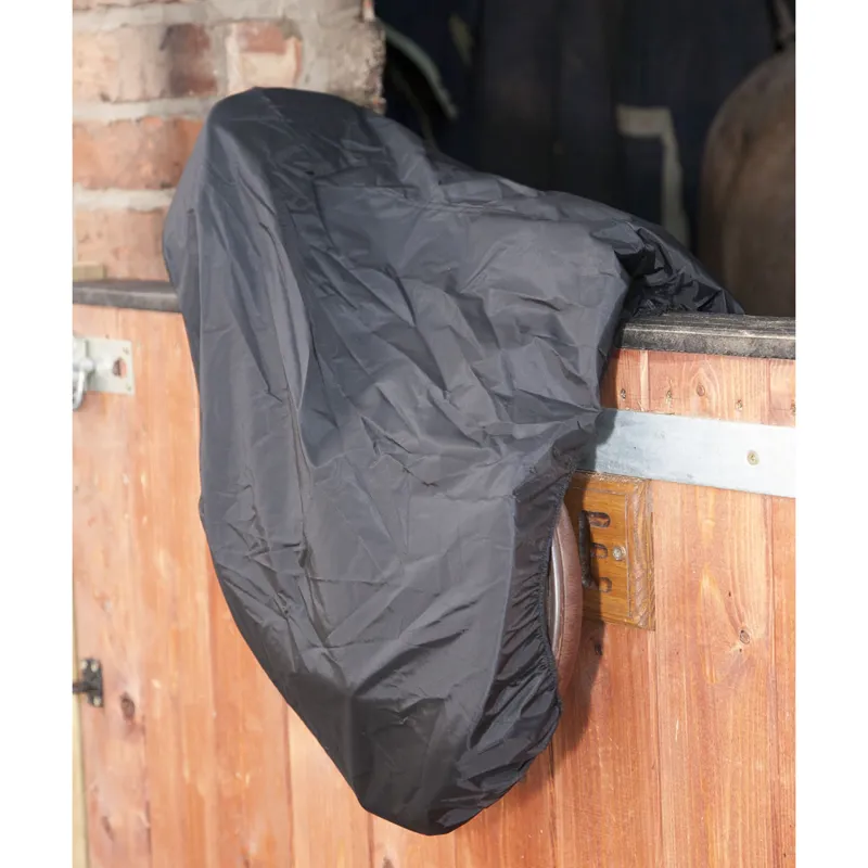 Bitz Plain Waterproof Saddle Cover - Black